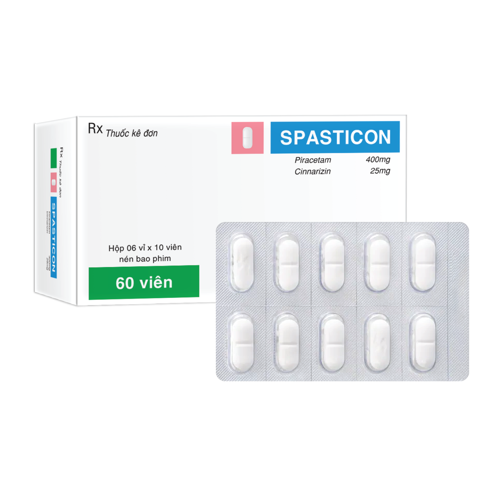 Viên nén bao phim Spasticon V/10, H/60